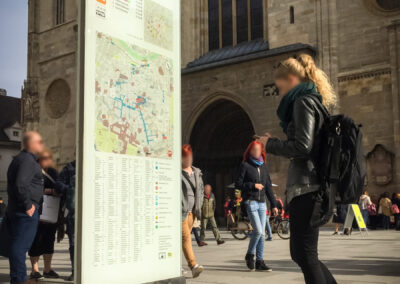 Orientierungsstele Stephansplatz Wien